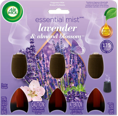 Air Wick Essential Mist Refill Lavender & Almond (3 ct)/6pk