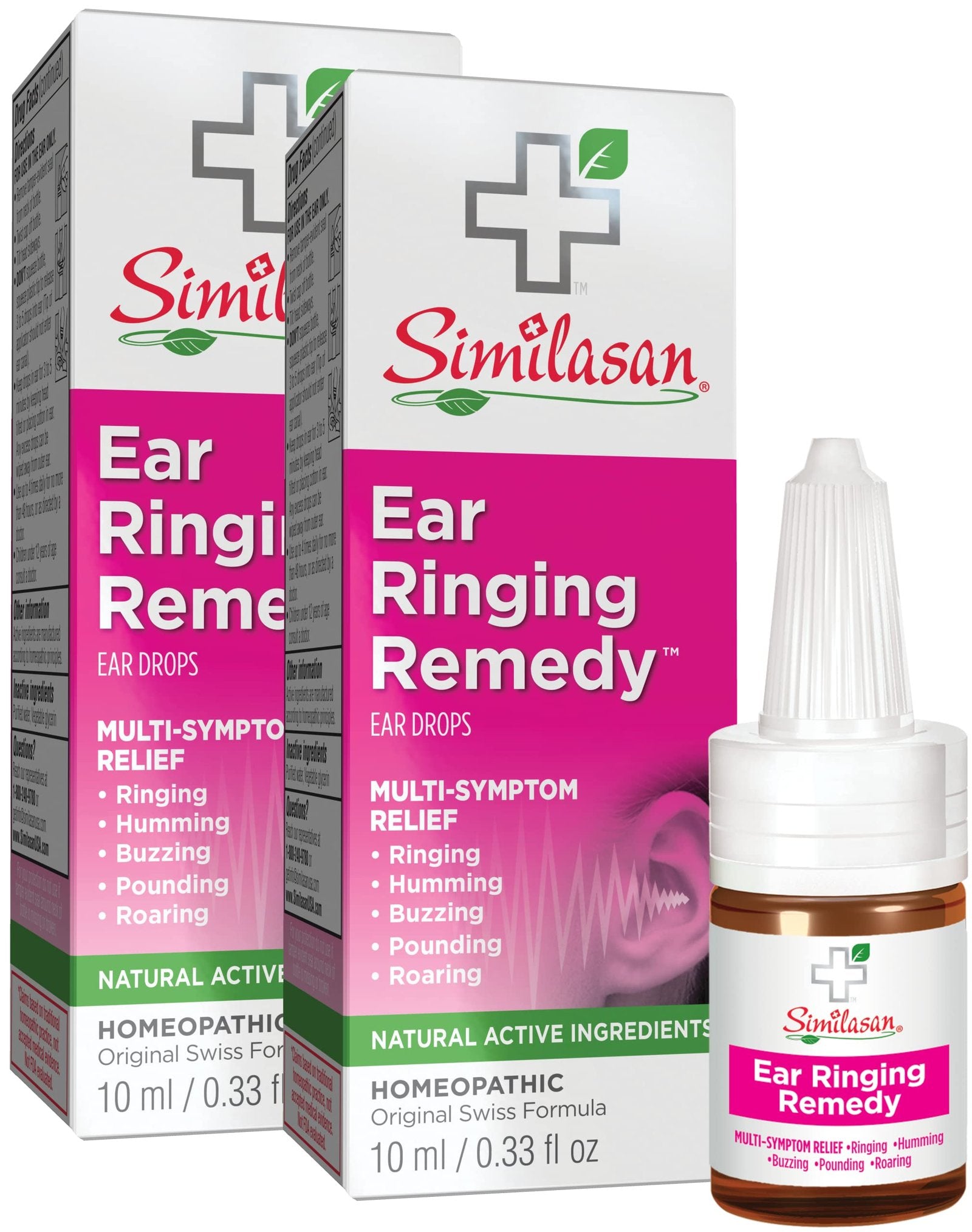 Similasan Ear Ringing Remedy Drops (0.33 oz, 2 Count)/24pk