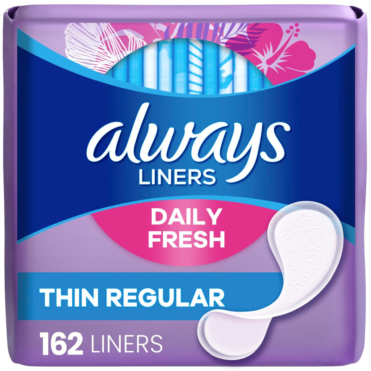 Always Panty Liners (162 Count)/6pk