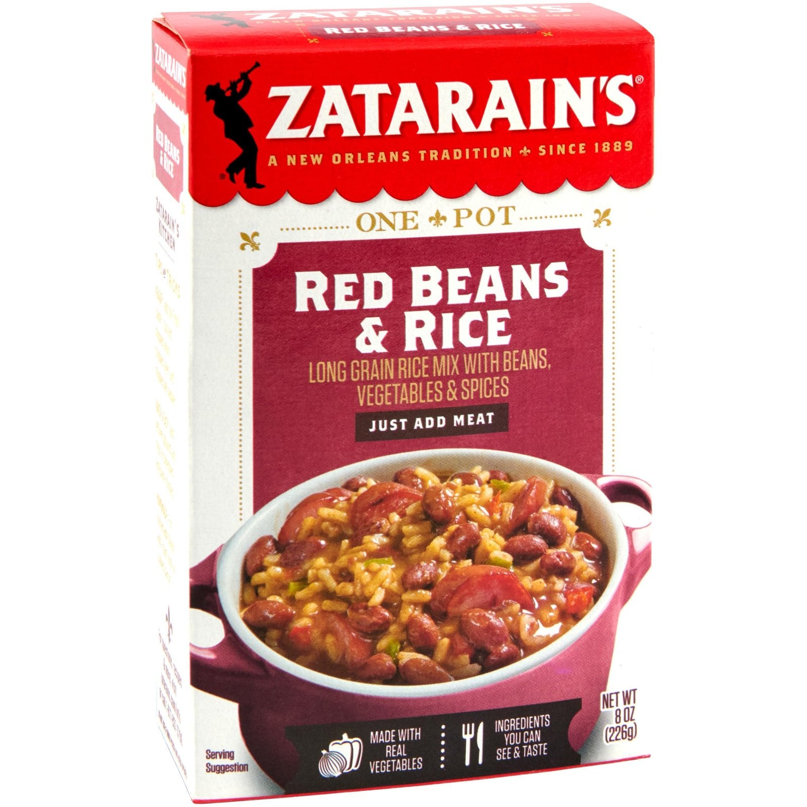 Zatarain's Red Beans & Rice (8 oz)/12pk