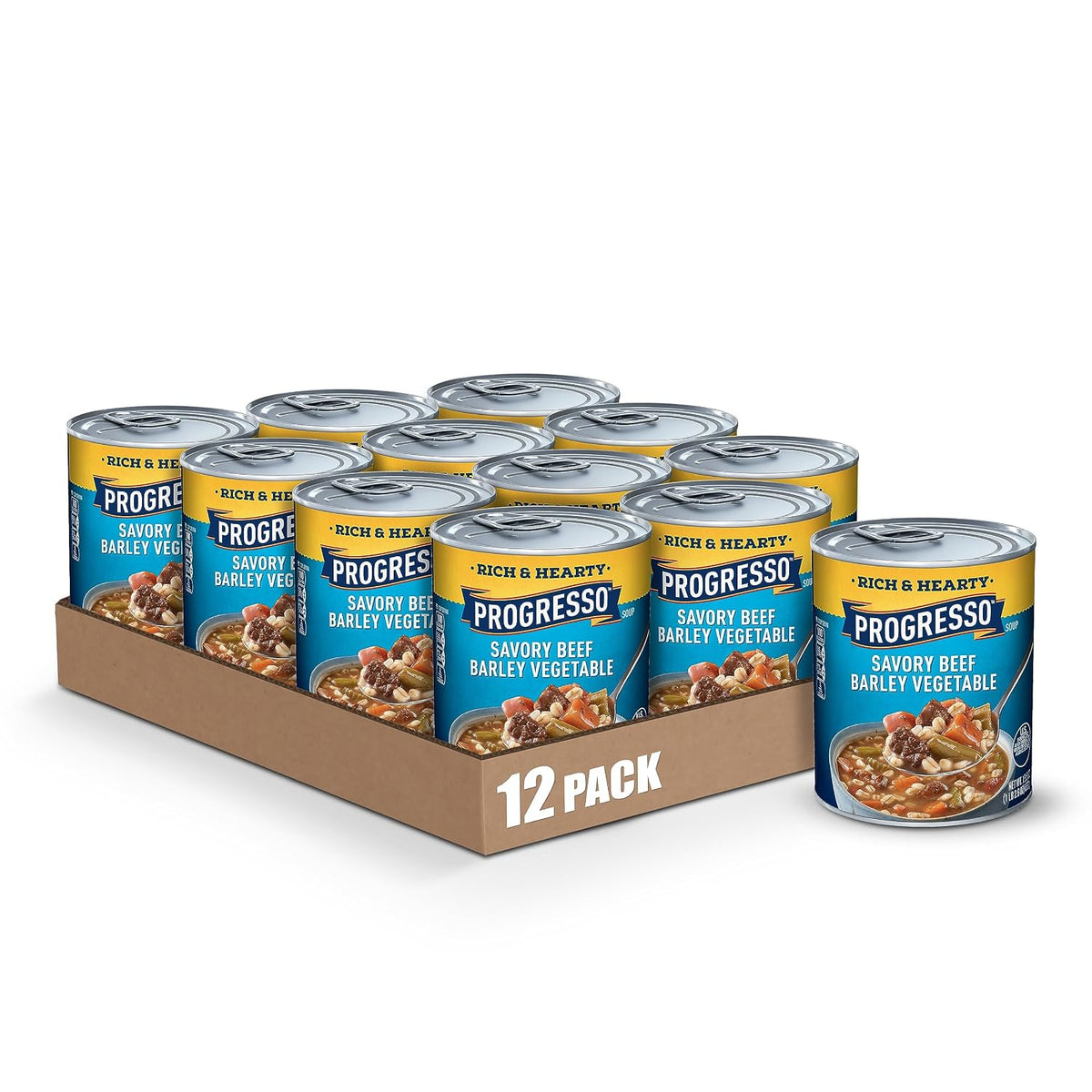 Progresso Soup R&H Savory Beef, 18.6 oz — 12 Per Case