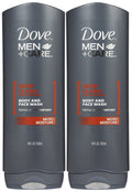 Dove Men+Care Body & Face Wash Deep Clean (18 oz, Pack of 2)/4pk