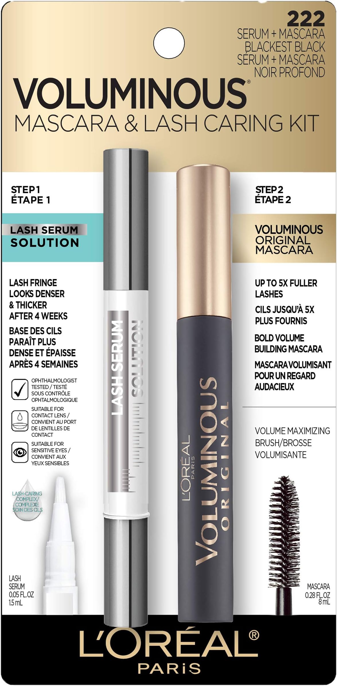 L'Oreal Paris Vol Lash Mas Black — Case of 72