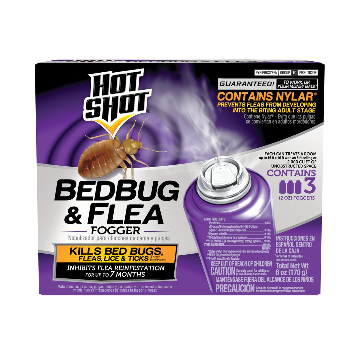 Hot Shot Fogger (3 Count)/6pk