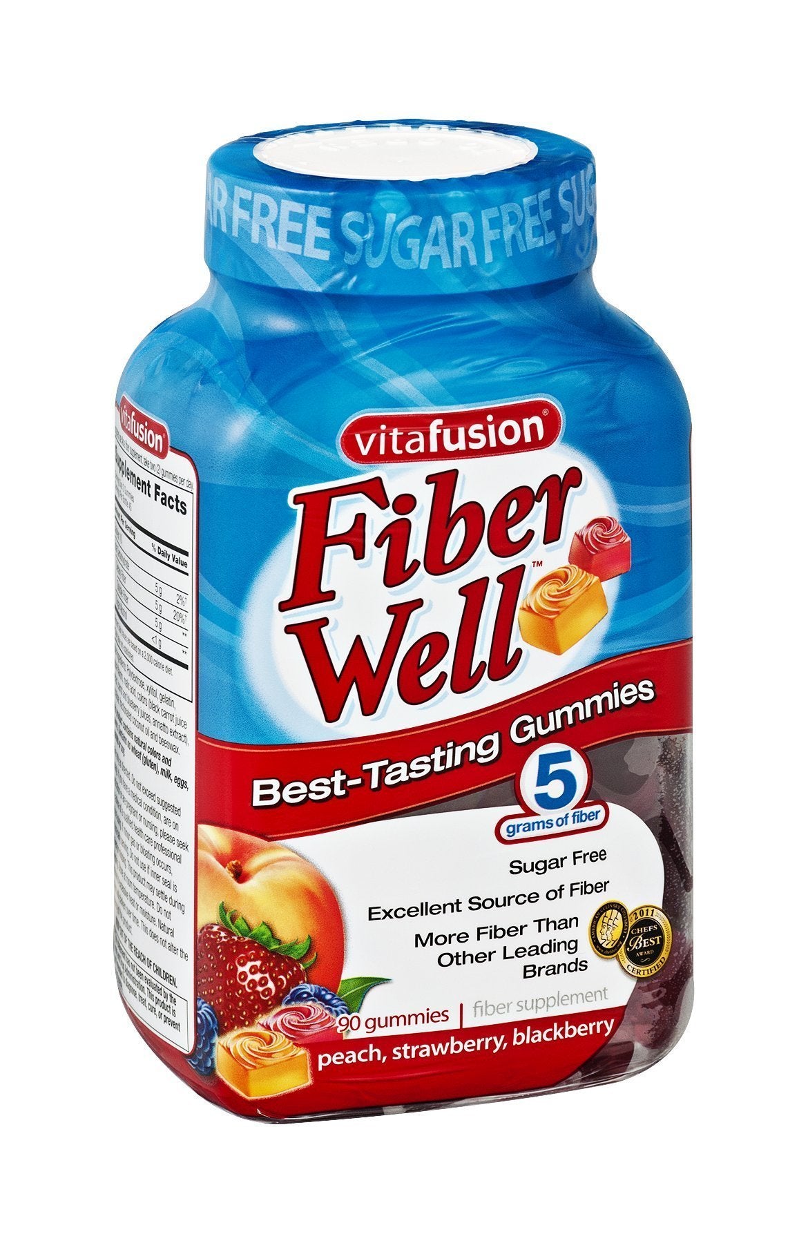 Vitafusion Fiber Gummies (90 Count)/12pk