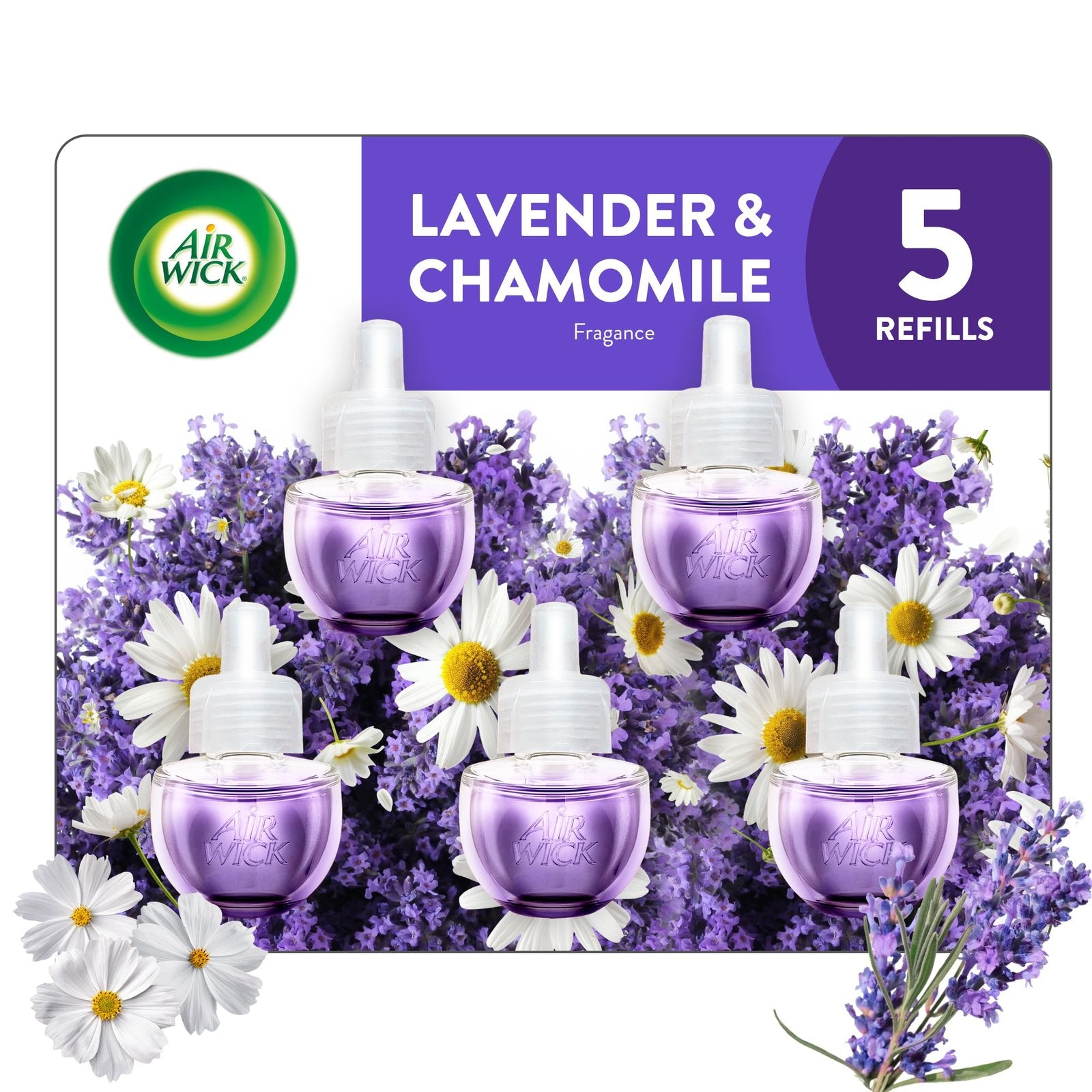 Air Wick Scented Oils Lavender & Chamomile (5 Refills)/5pk