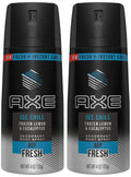 Axe Body Spray Ice Chill (4 oz, 2 Pack)/12pk