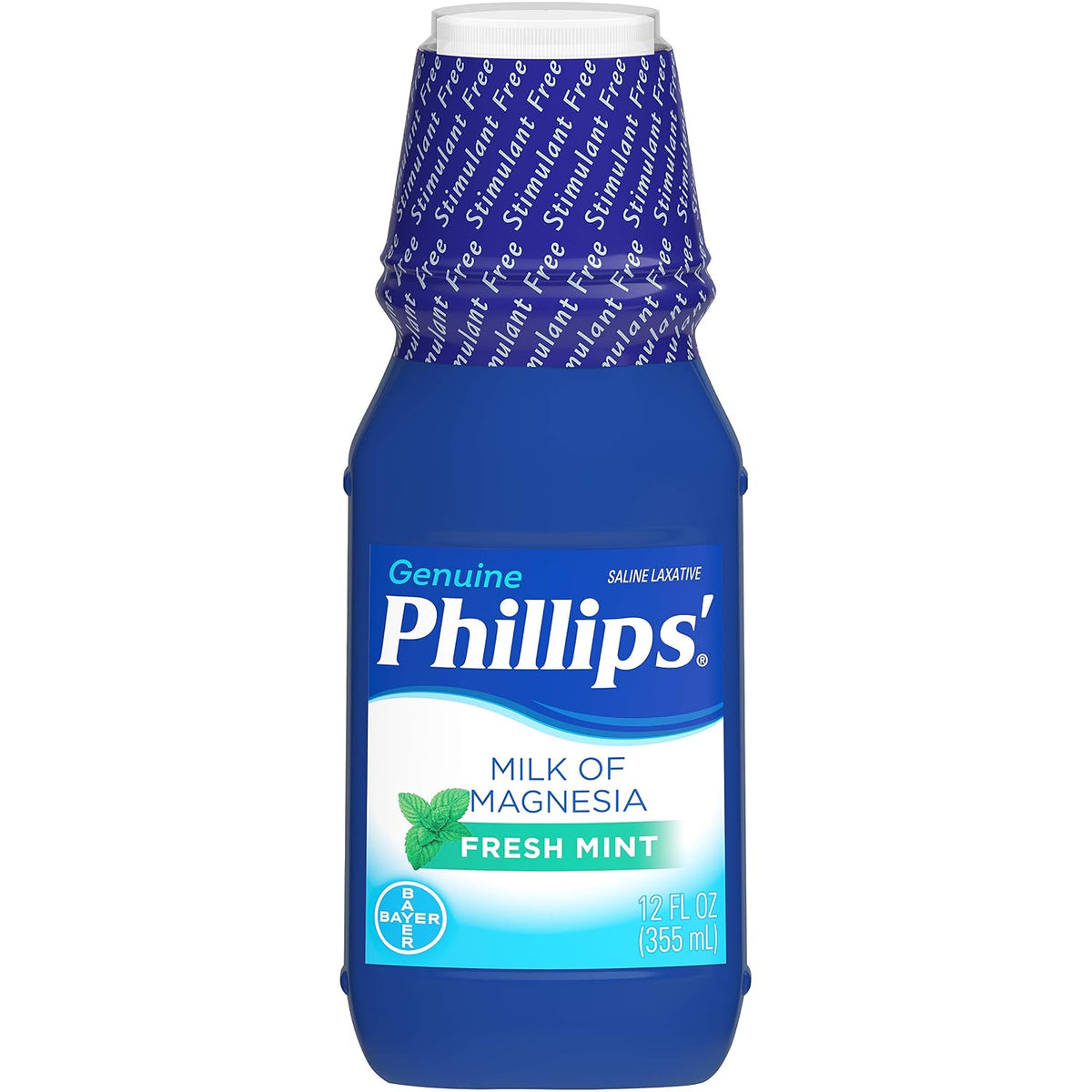 Phillips' Milk of Magnesia Fresh Mint, 12 oz — 12 Per Case
