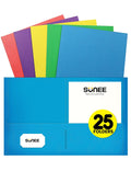 SUNEE Pocket Folders (25 ct)/24pk