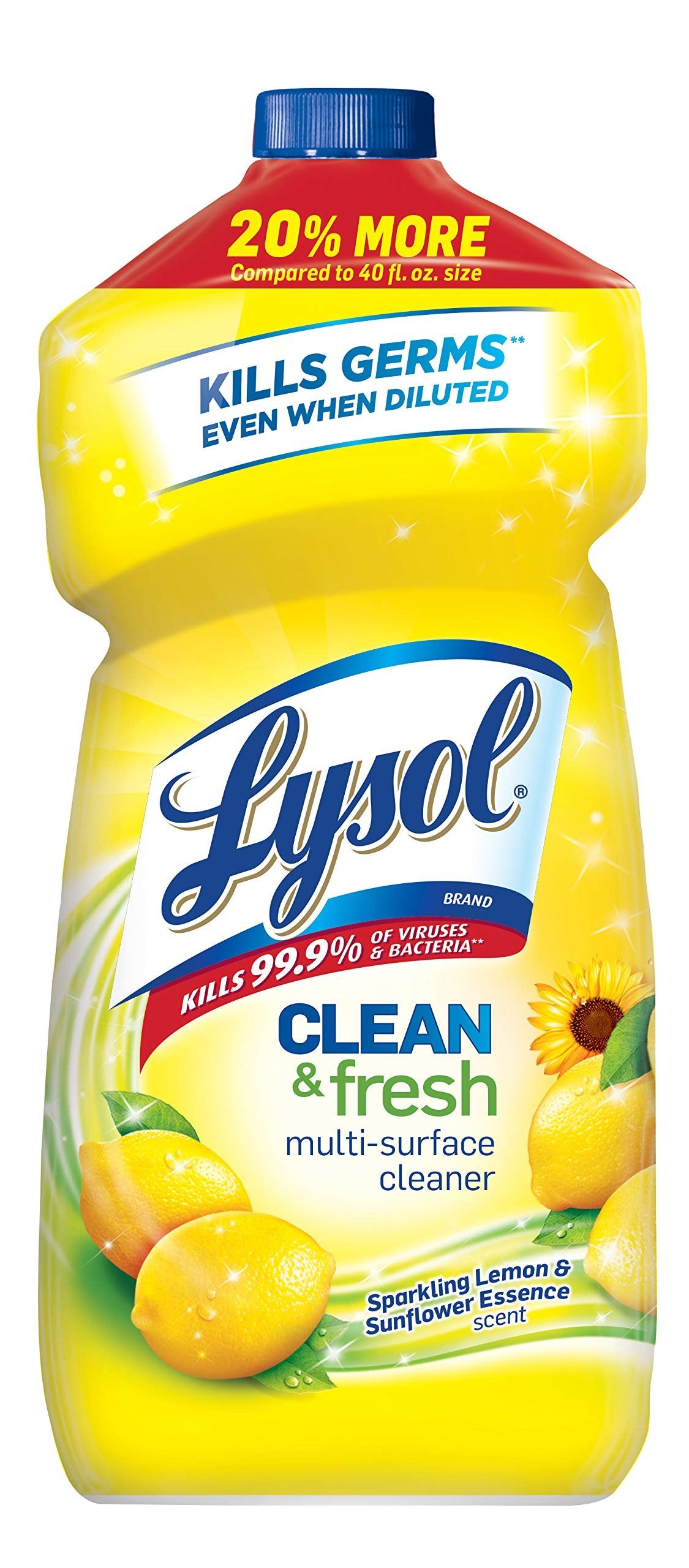 Lysol Multi-Surface Cleaner Lemon (48 oz)/12pk