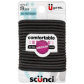 Scunci Brown Elastics Medium Hold (18 ct)/48pk