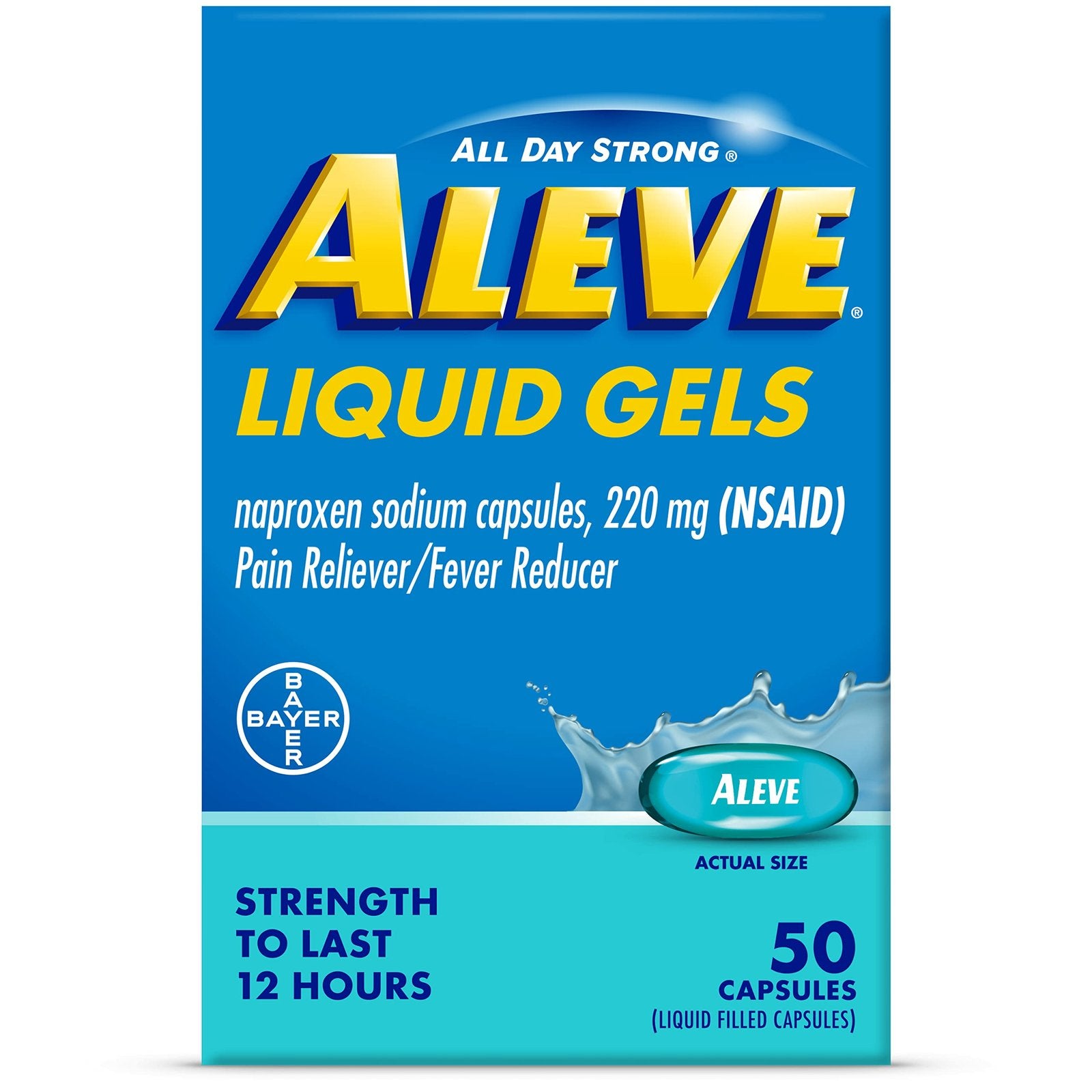 Aleve Liquid Gels (50 Count)/24pk