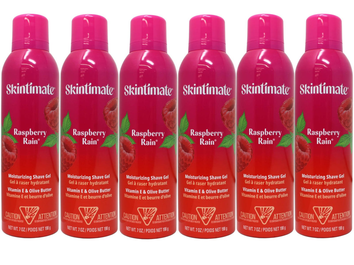 Skintimate Shave Gel Raspberry Rain (7 oz, Pack of 6)/6pk