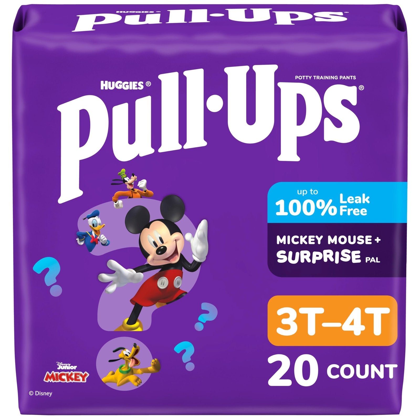 Pull-Ups Boys' Training Pants Size 3T-4T (20 Count)/1pk