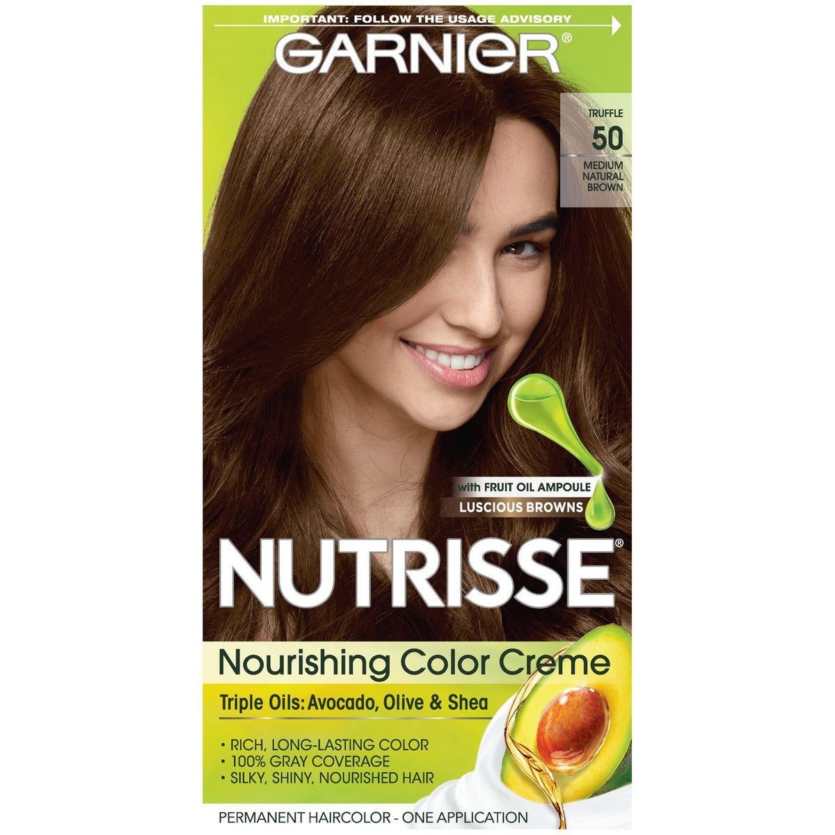 Garnier Hair Color (Medium Natural Brown)/12pk