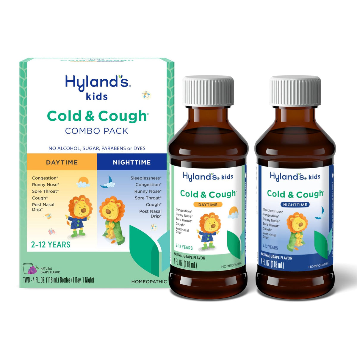 Hyland's Kids Cold and Cough Combo Pack (4 oz, 2 Pack)/12pk