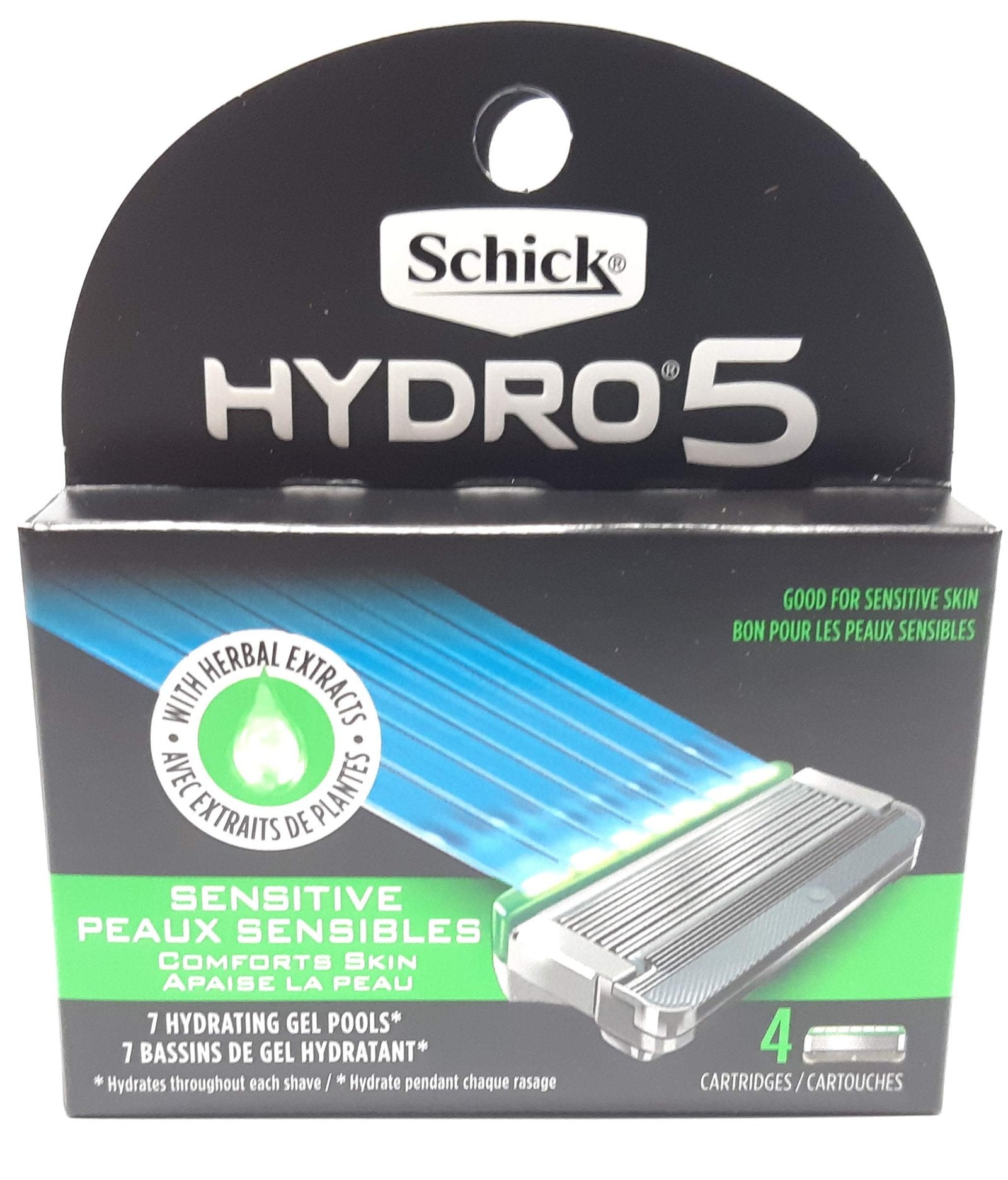 Schick Hydro 5 Refill, Sensitive (4 Count, 3 Pack)/72pk