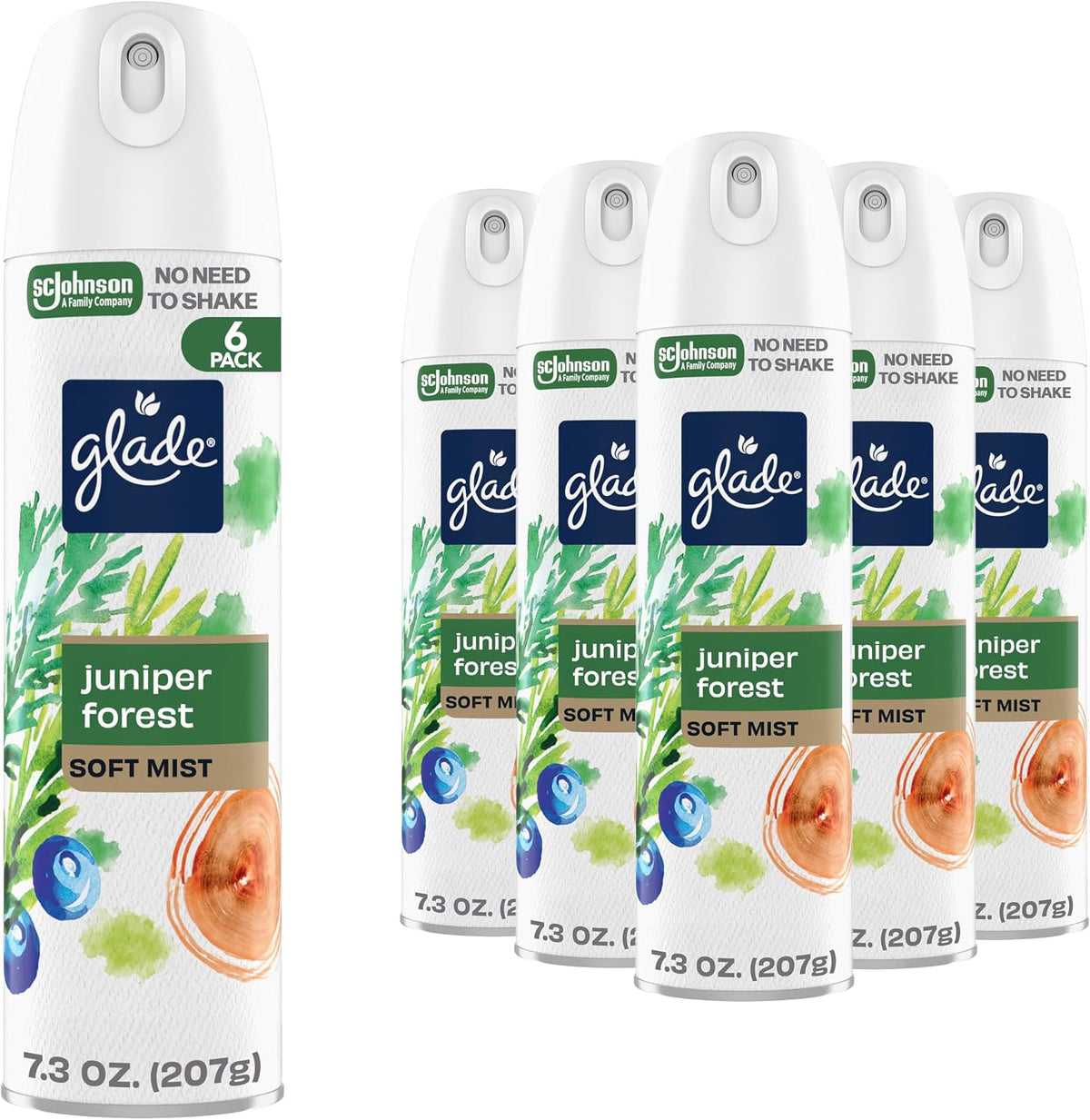 Glade Aerosol - Juniper Forest, 7.3 oz — 6 Per Case