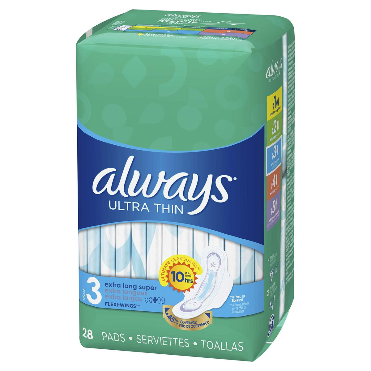 Always Ultra Thin Pads Size 3 (28 Count)/3pk