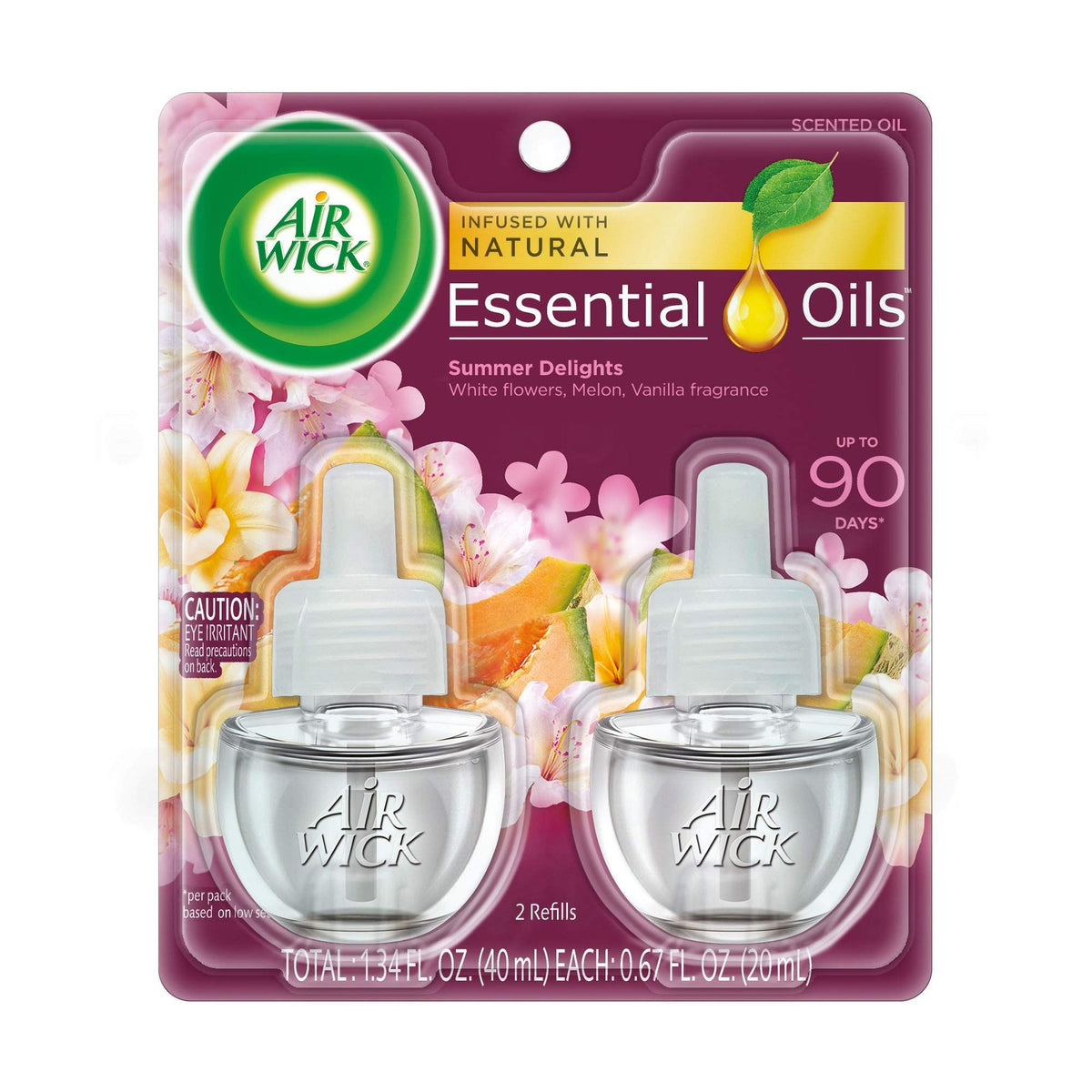 Air Wick Scented Oil Refills Summer Delights (2x0.67 oz)/6pk