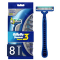 Gillette Sensor3 Disposable Razors (8 Count)/48pk