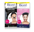 Biore Charcoal Nose+Face Pore Strips (24 Count)/12pk
