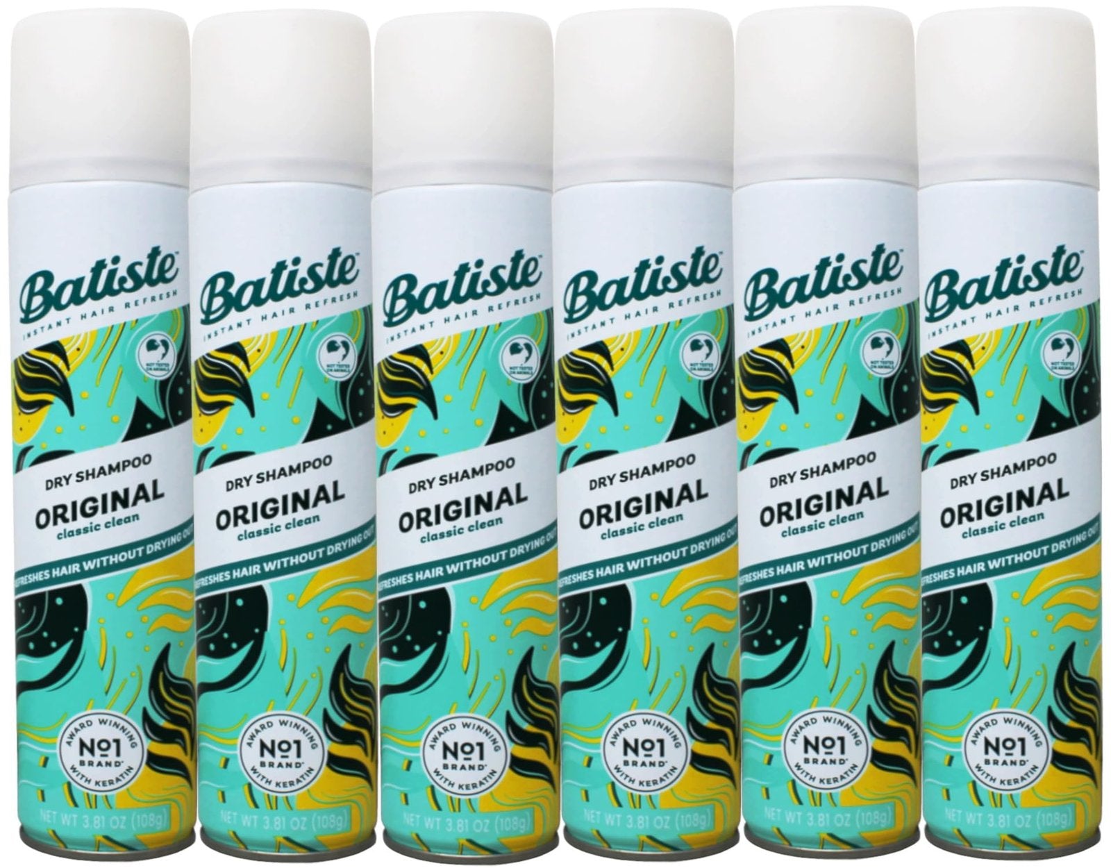 Batiste Dry Shampoo, Original (3.81 oz, 6 Pack)/12pk