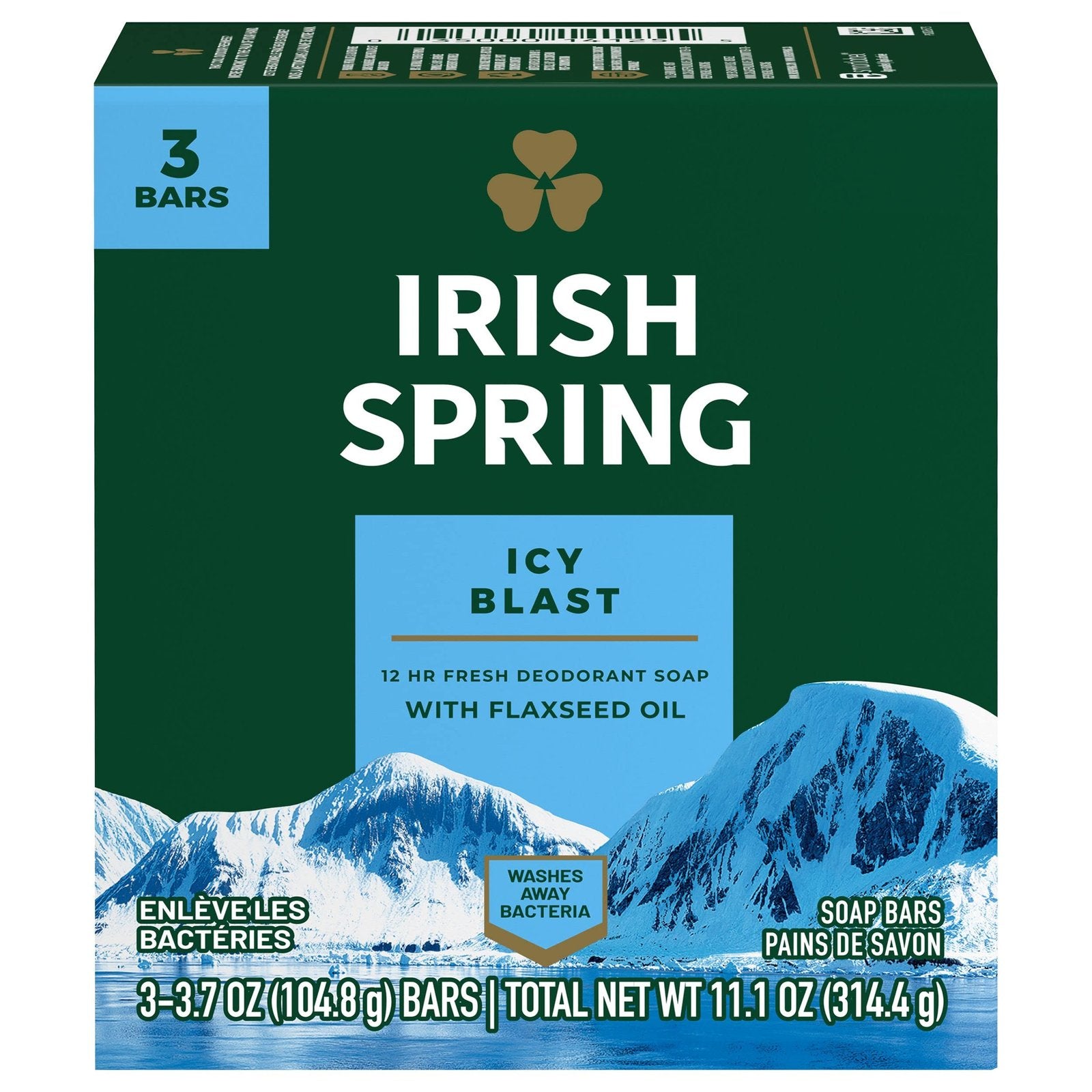 Irish Spring Bath Bar (3.75 oz)/18pk