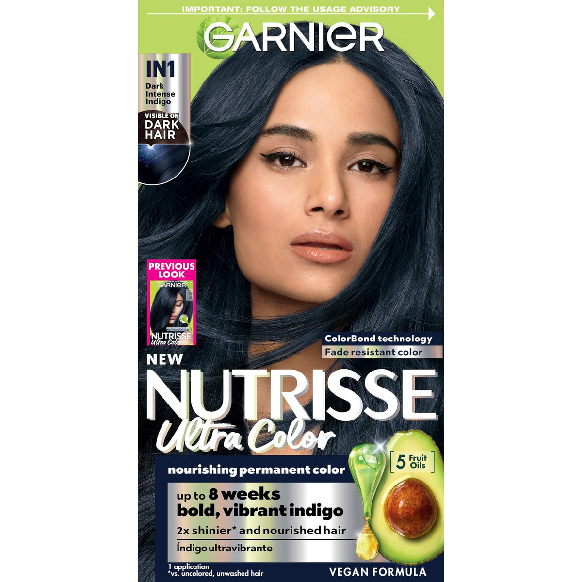 Garnier Hair Color IN1 Dark Intense Indigo (1 Count)/12pk