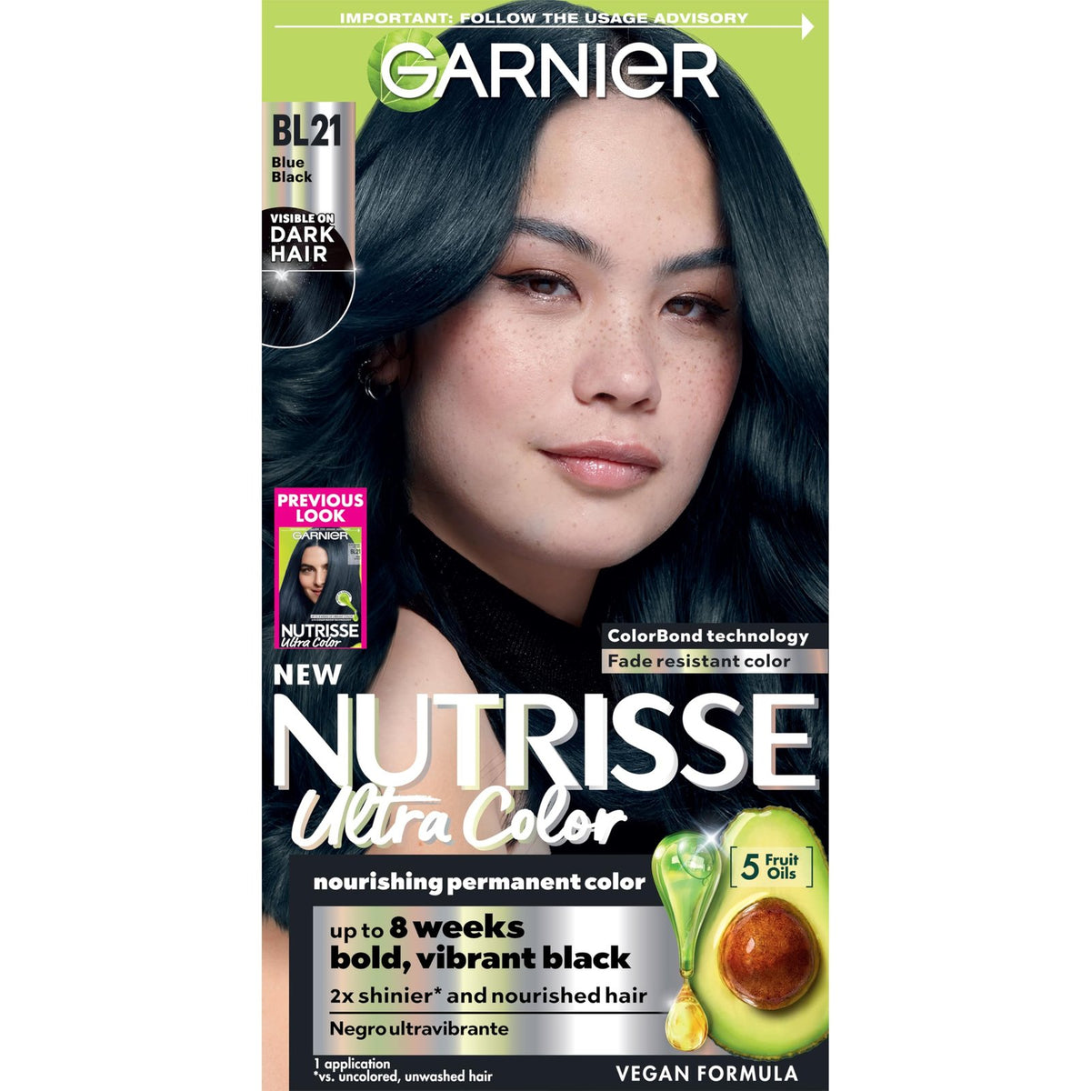 Garnier Hair Color (Blue Black)/12pk