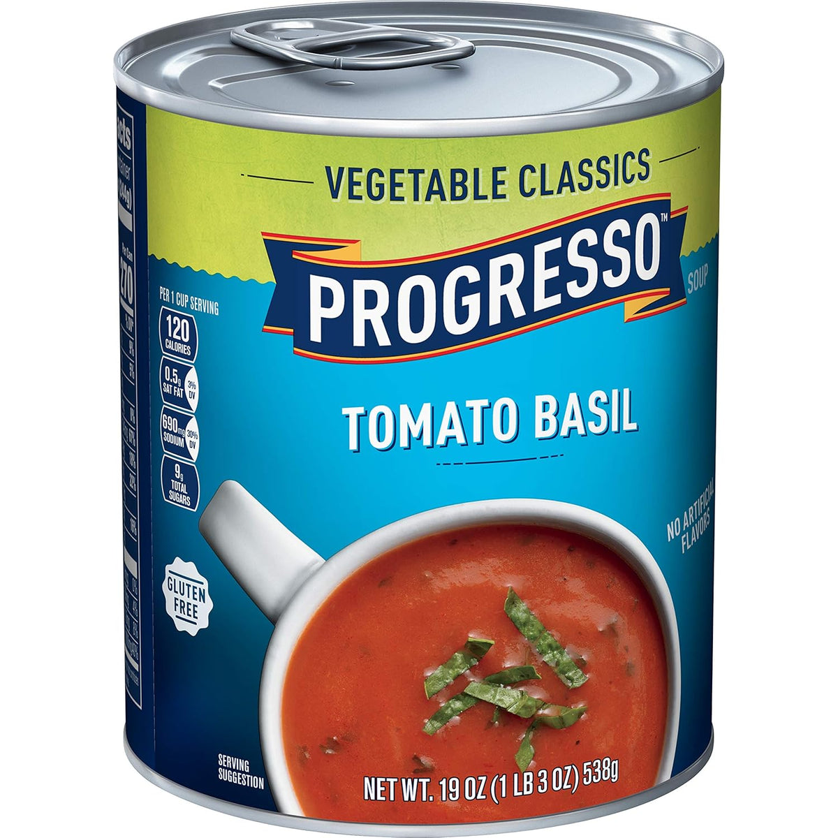 Progresso Soup Tomato Basil, 19 oz — 12 Per Case