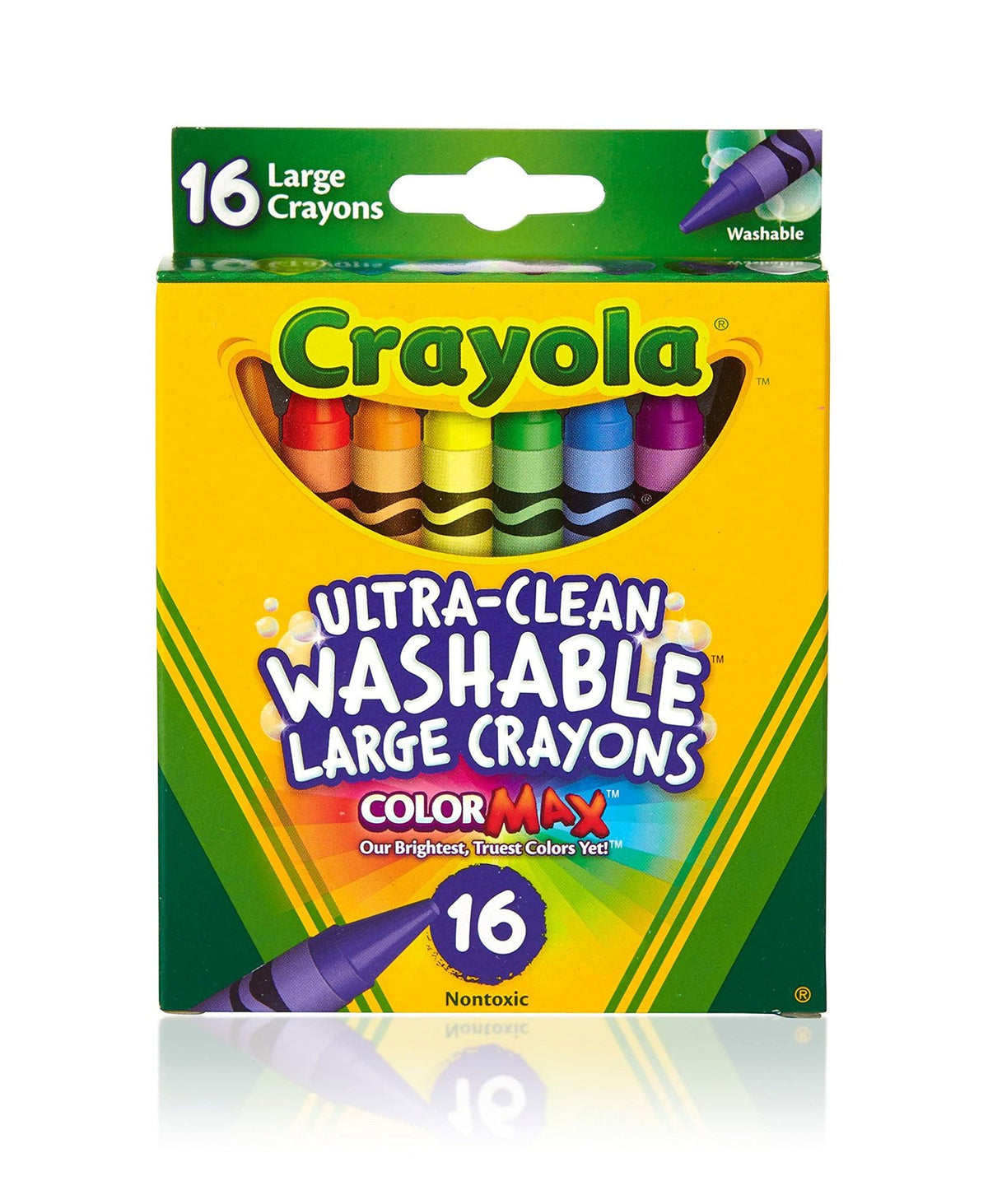 Crayola Washable Crayons (16 Count)/12pk