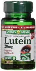Nature’s Bounty Lutein 20mg (40 Softgels, 4 Pack)/24pk