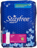 Stayfree Maxi Pads Super (10 Count)/12pk