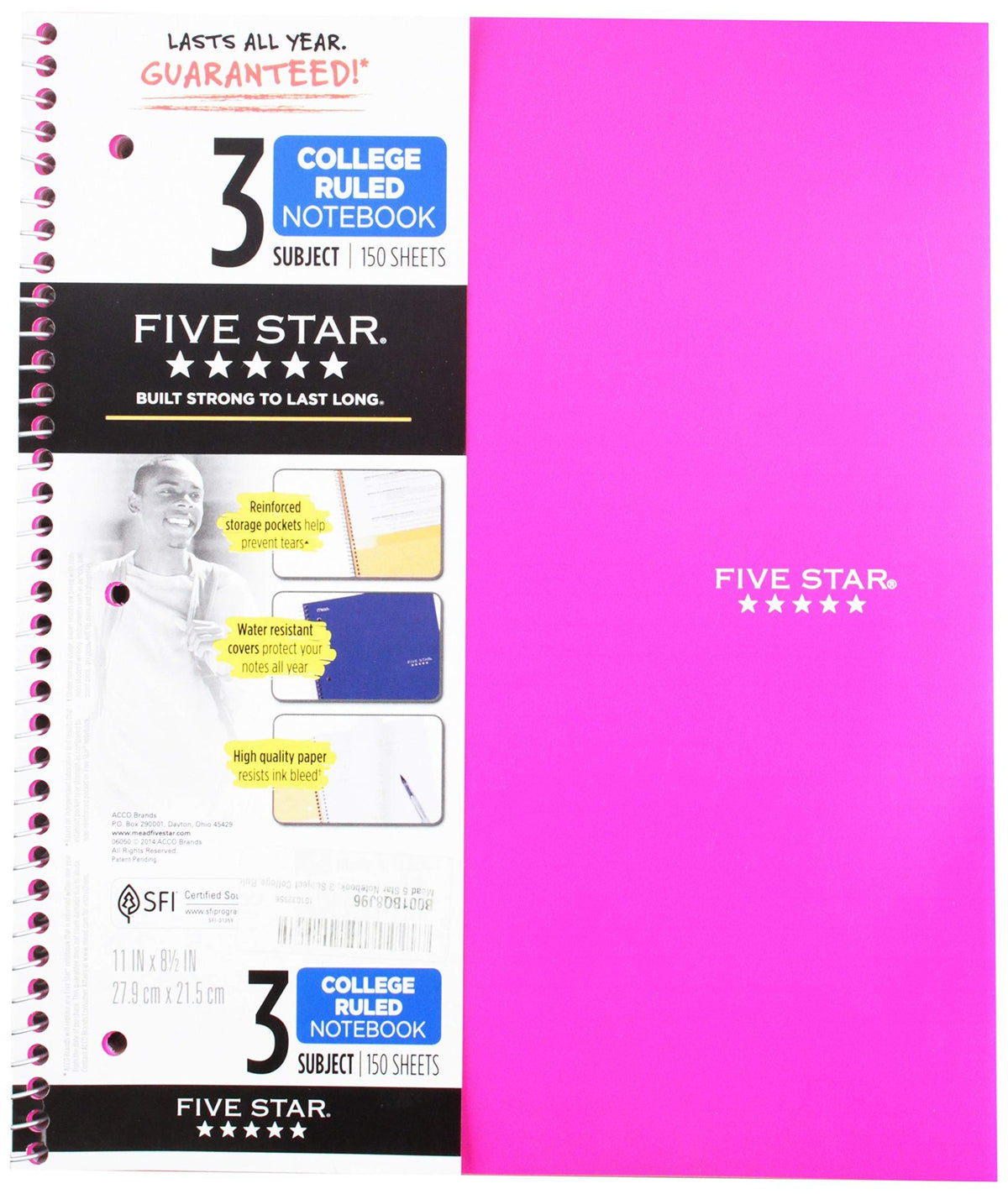 Mead Notebook (3 Subject)/24pk