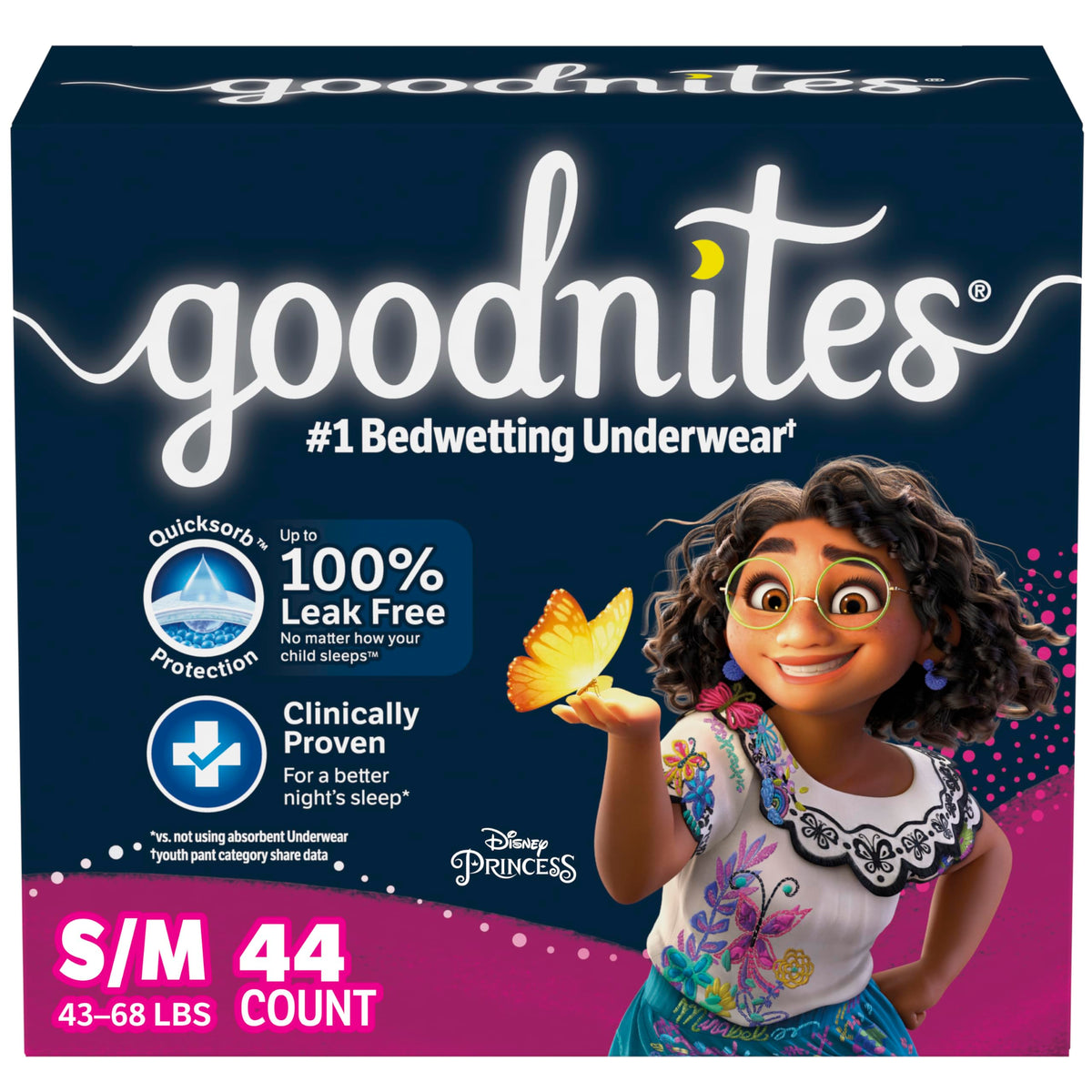 Goodnites Girl S/m 6-8 44 ct — Case of 1