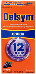 Delsym Cough Relief Liquid Grape (5 oz)/12pk