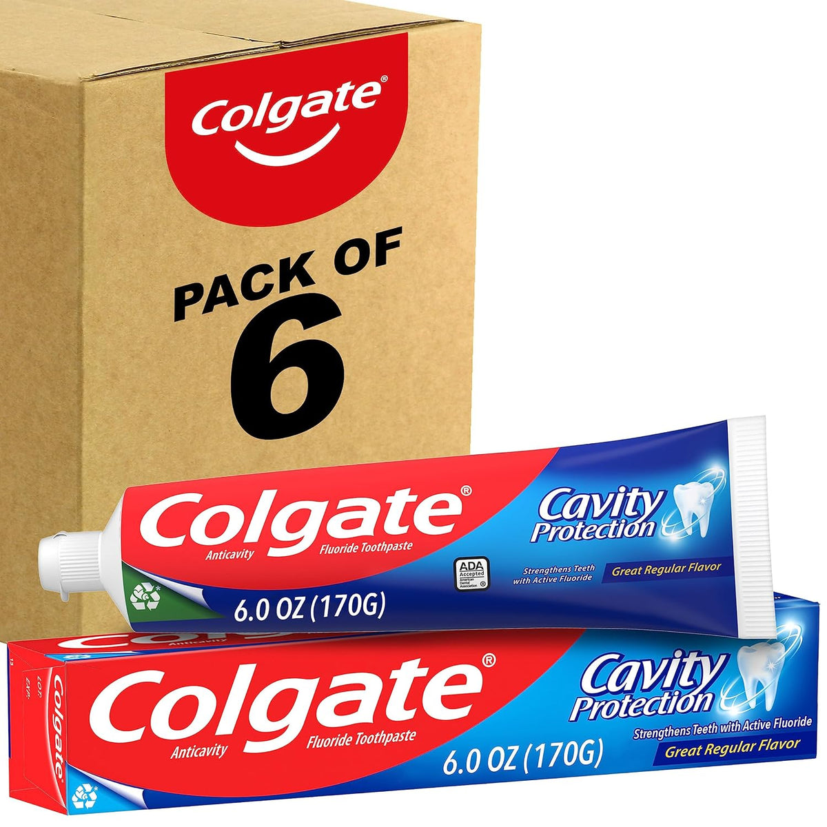 Colgate Cavity Protection Toothpaste, 6 oz — 24 Per Case
