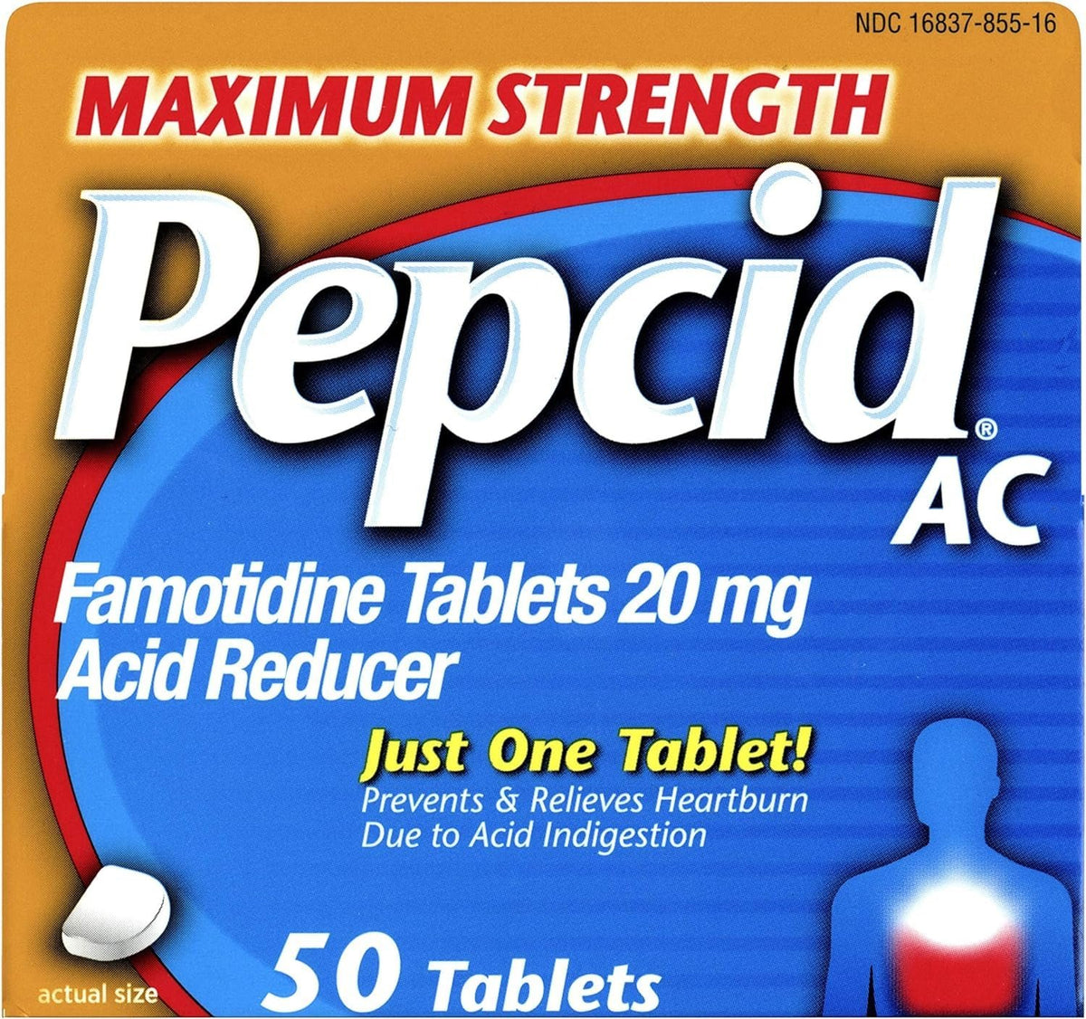 Pepcid Max Strength Tablets (50 Count)/24pk