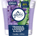Glade Candle - Tranquil Lavender & Aloe, 4.08 oz — 6 Per Case