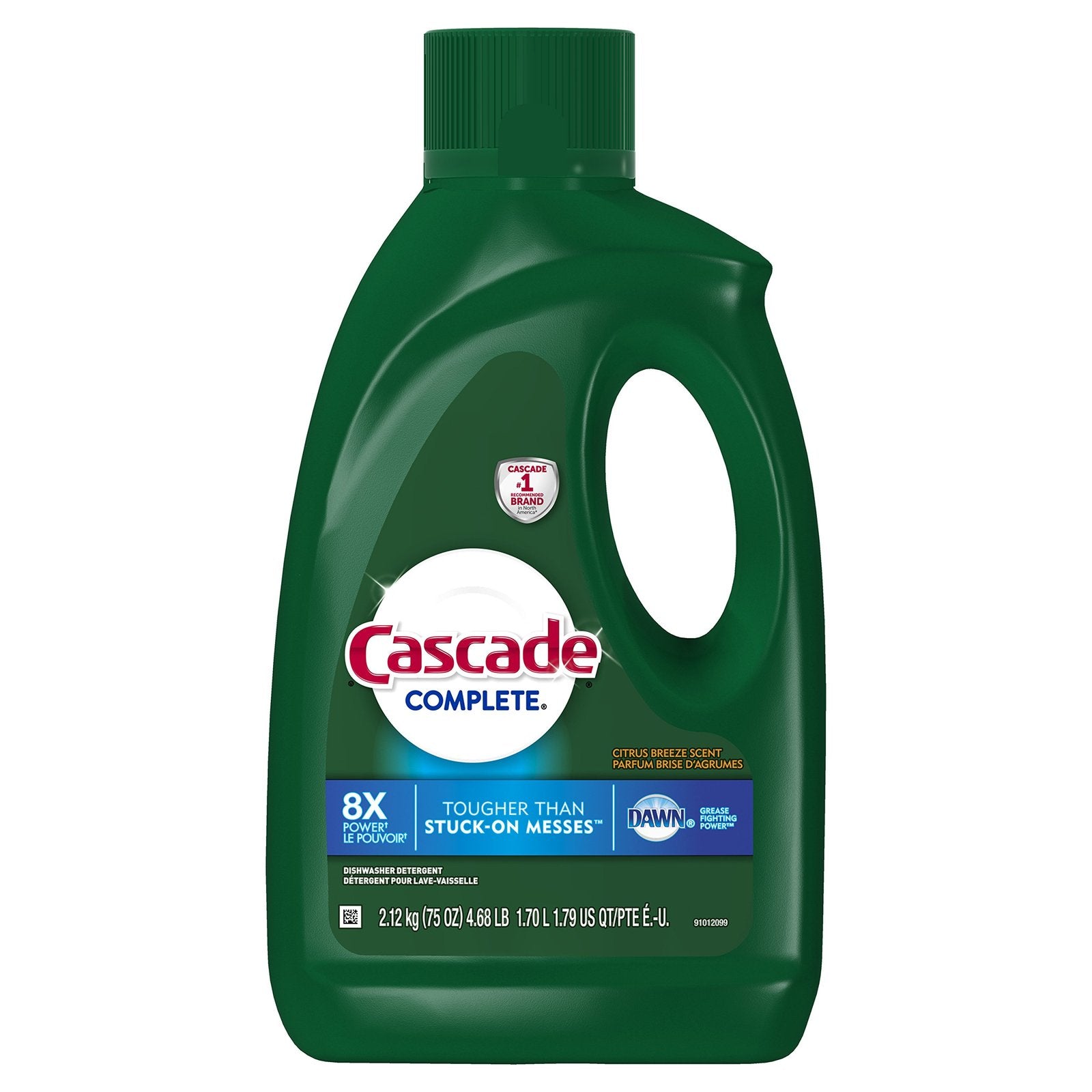 Cascade Complete Gel Citrus Breeze (75 oz)/6pk