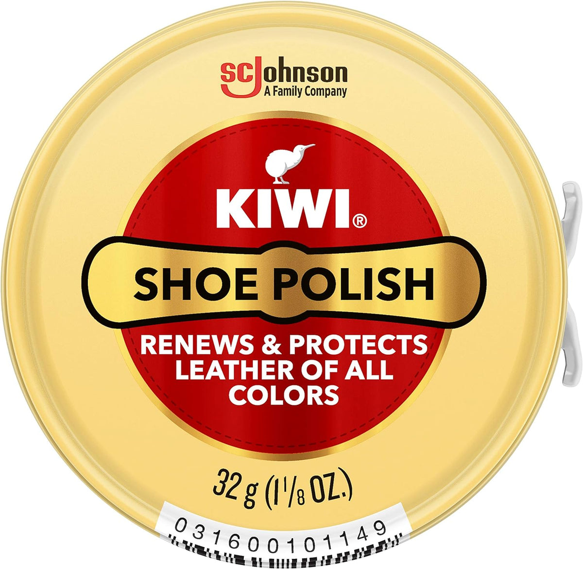 KIWI Leather Shoe Polish Neutral, 1.125 oz — 144 Per Case