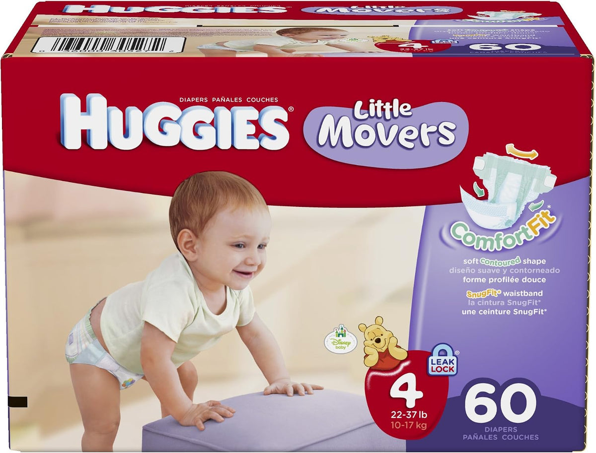 Huggies Little Movers Size 4, 66 ct — 1 Per Case