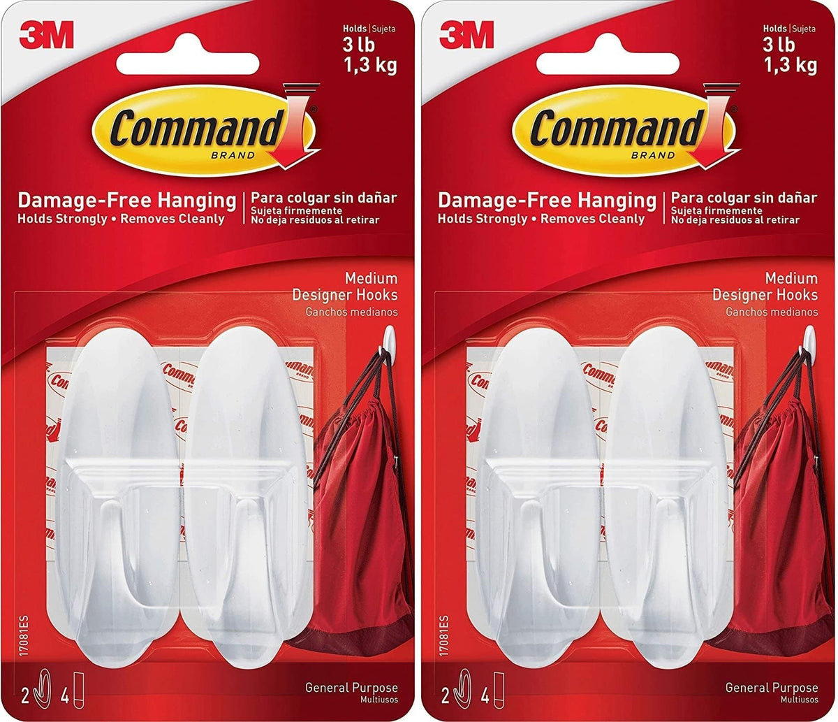 3M Command Gen Purp Wire Hook 2 — Case of 24