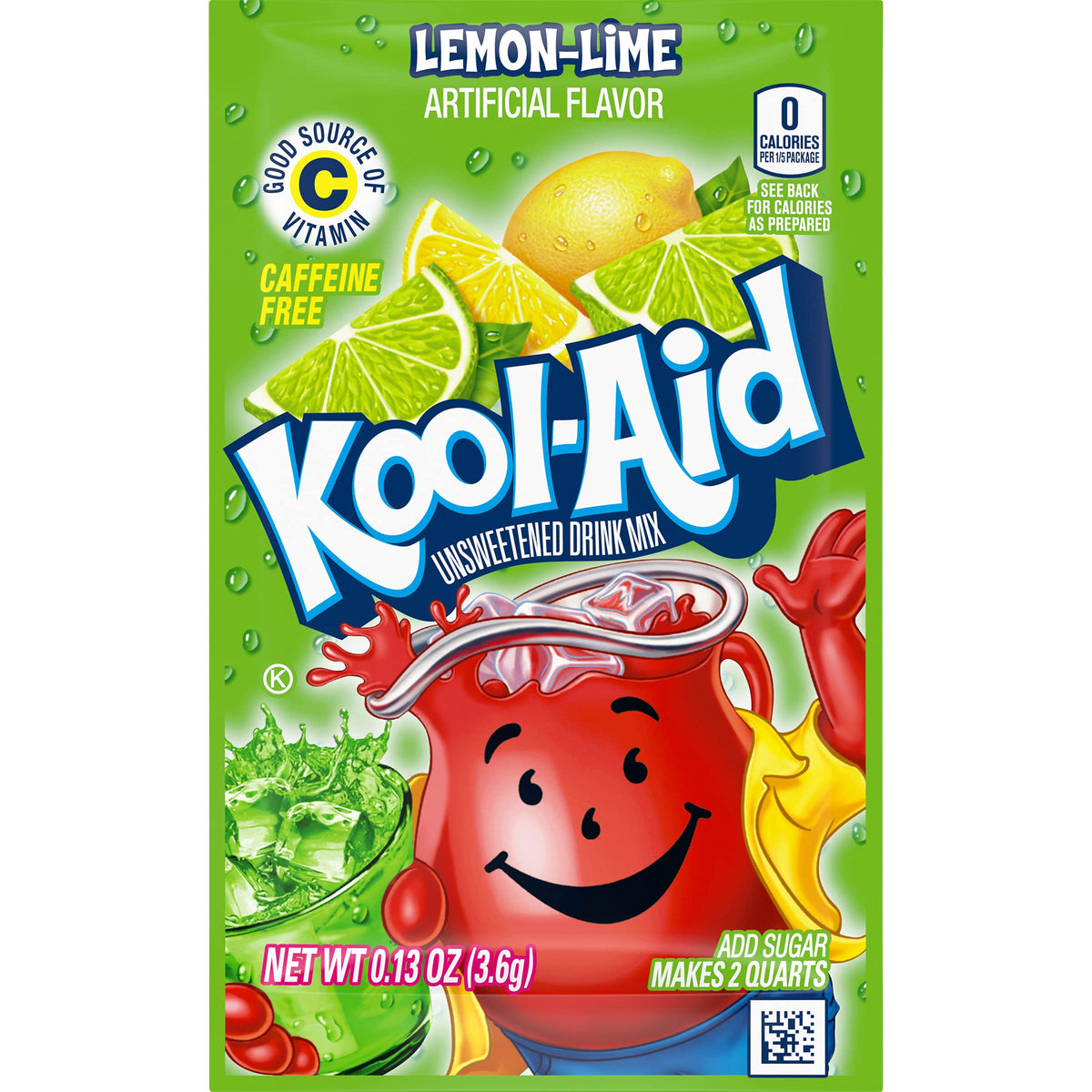 Kool-aid Unswt Lemon Pckt — Case of 192