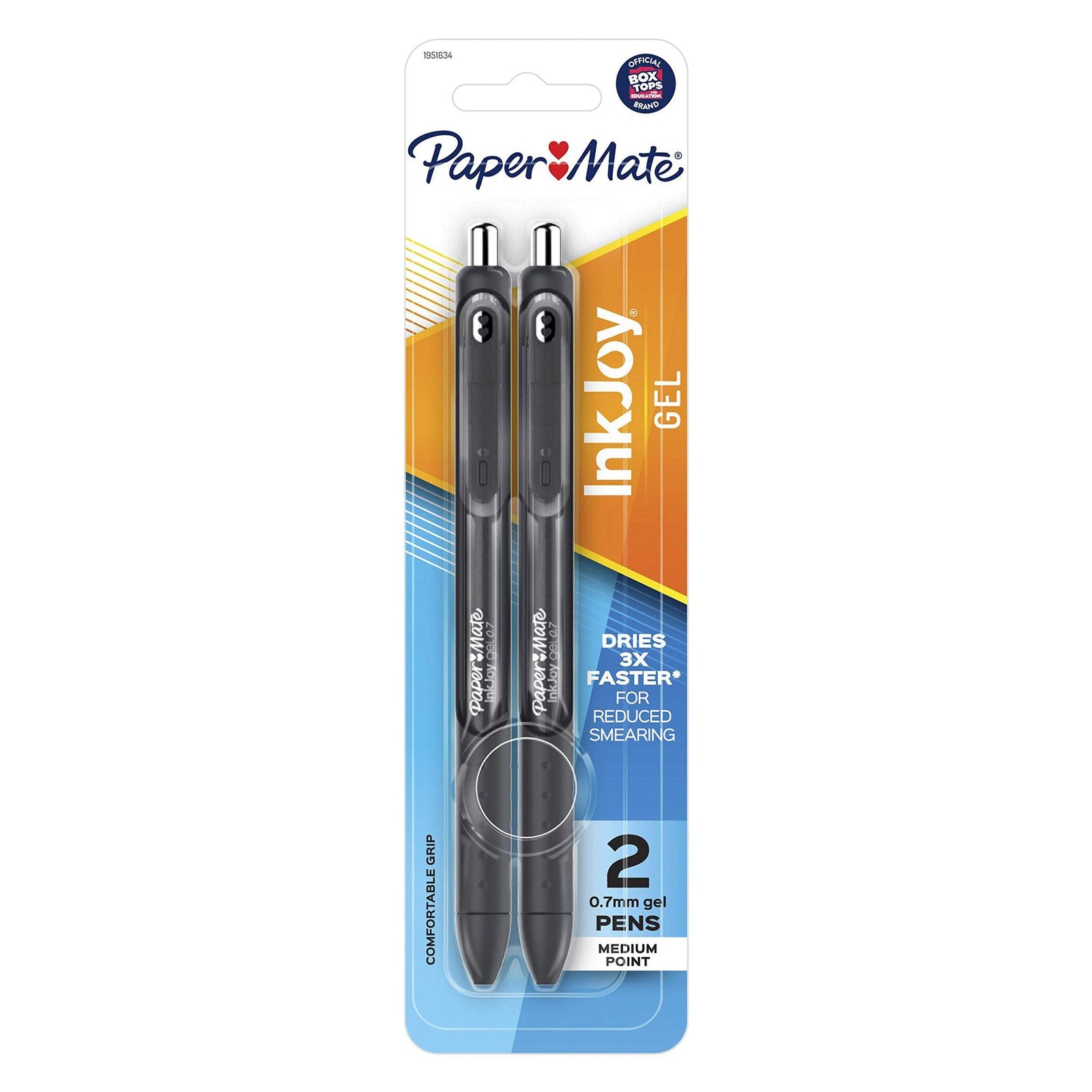 Paper Mate InkJoy Gel Pens, Black (2 Pack)/36pk