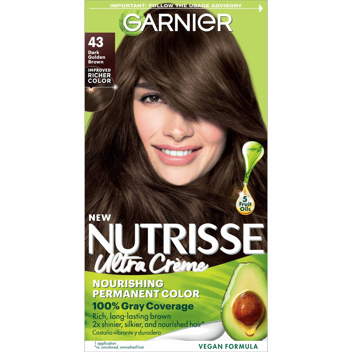 Garnier Hair Color (Dark Golden Brown)/12pk