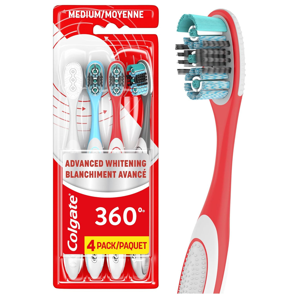 Colgate 360 Optic White F/h/med — Case of 72