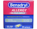 Benadryl Dye-Free Liqui-Gels (25 mg, 24 Count, 11 Pack)/24pk
