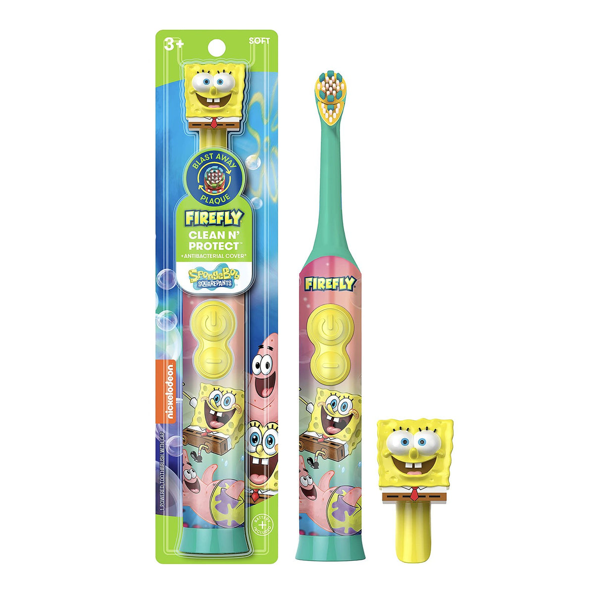 Firefly Spongebob Power Toothbrush (1 ct)/24pk